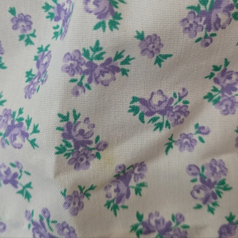 Vintage Little Miracles Dress Bloomer Lace Floral Flower Print Set 3-6m